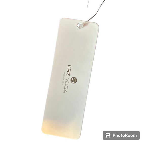 CRZ Yoga Olive Leopard Grain Longline Padded Adjustable Crop Sport Tank Bra sz S - Picture 6 of 8